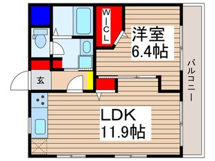 ルミネール・ドゥの物件間取画像